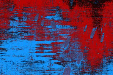 Çizik ve çatlaklarla metal doku