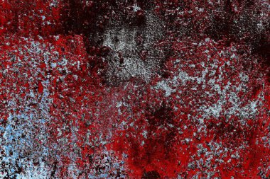 Duvar dokusu arkaplanı eski boyayla soyulmuş 