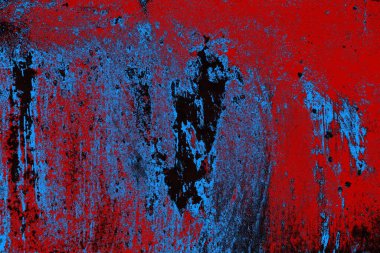 Çizik ve çatlaklarla metal doku