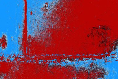 Çizik ve çatlaklarla metal doku