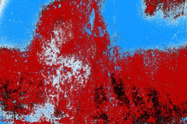 Çizik ve çatlaklarla metal doku