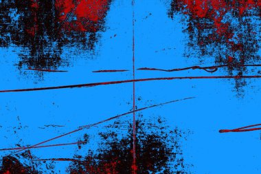 Çizik ve çatlaklarla metal doku