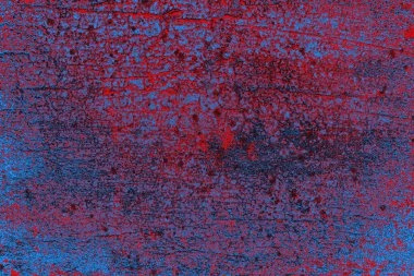 Kırmızı ve mavi renkli grunge duvar dokusu arkaplanı