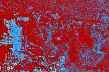 kırmızı, mavi ve siyah grunge duvar dokusu arkaplanı