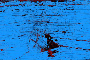 Çizik ve çatlaklarla metal doku