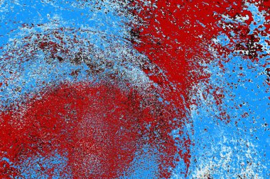 Duvar dokusu arkaplanı eski boyayla soyulmuş 