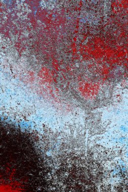 Çizik ve çatlaklarla metal doku