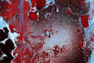 Dökülen boya paslı metal dokusu