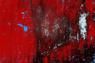 Dökülen boya paslı metal dokusu