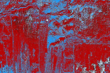 Duvar dokusu arkaplanı eski boyayla soyulmuş 