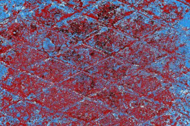 Çizik ve çatlaklarla metal doku