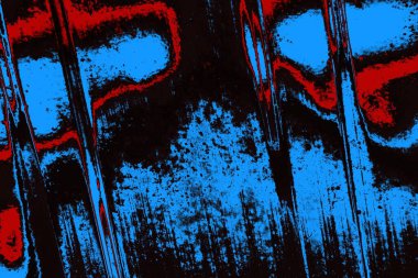 Çizik ve çatlaklarla metal doku