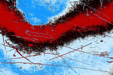 Çizik ve çatlaklarla metal doku