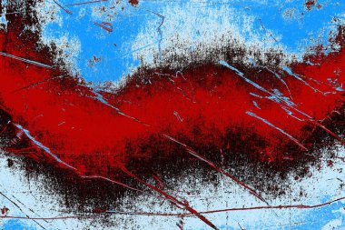 Çizik ve çatlaklarla metal doku