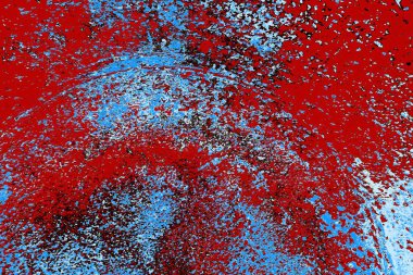 Duvar dokusu arkaplanı eski boyayla soyulmuş 