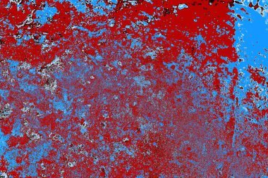 Duvar dokusu arkaplanı eski boyayla soyulmuş 