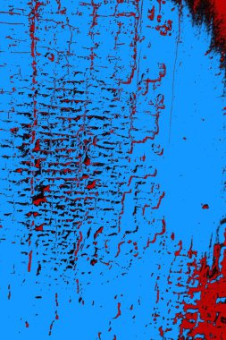 Çizik ve çatlaklarla metal doku