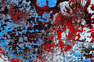 Çizik ve çatlaklarla metal doku