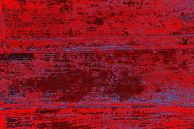 Neon kırmızı ve mavi renkli grunge duvar dokusu arkaplanı