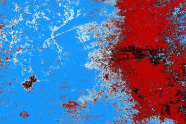 Çizik ve çatlaklarla metal doku