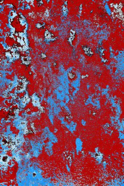 Çizik ve çatlaklarla metal doku