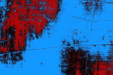 Çizik ve çatlaklarla metal doku