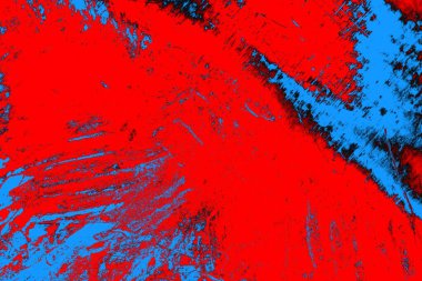 Kırmızı ve mavi renkli grunge duvar dokusu arkaplanı