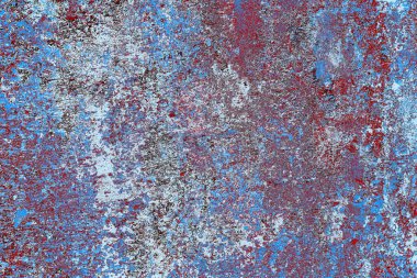 Çizik ve çatlaklarla metal doku