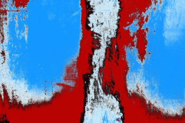 Çizik ve çatlaklarla metal doku