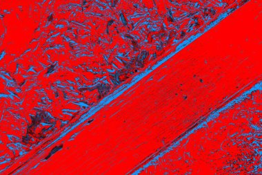 Kırmızı ve mavi renkli grunge duvar dokusu arkaplanı