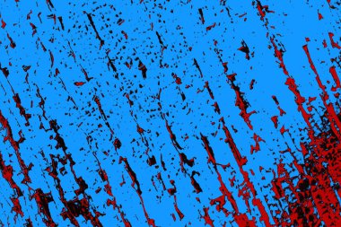 Çizik ve çatlaklarla metal doku