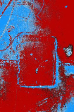 Çizik ve çatlaklarla metal doku