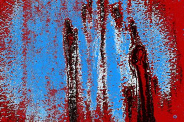 kırmızı, mavi ve siyah grunge duvar dokusu arkaplanı