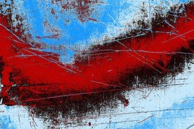 Çizik ve çatlaklarla metal doku