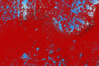 Çizik ve çatlaklarla metal doku