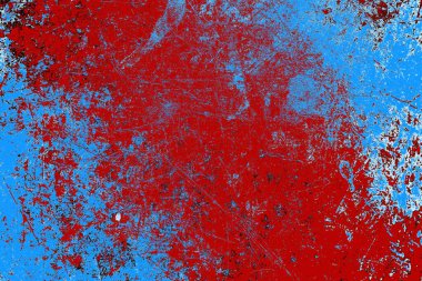 Çizik ve çatlaklarla metal doku