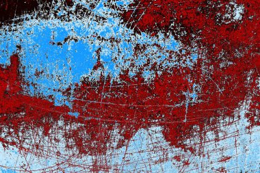 Duvar dokusu arkaplanı eski boyayla soyulmuş 