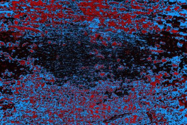 Çizik ve çatlaklarla metal doku