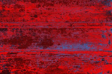 Neon kırmızı ve mavi renkli grunge duvar dokusu arkaplanı