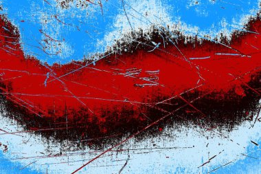 Çizik ve çatlaklarla metal doku