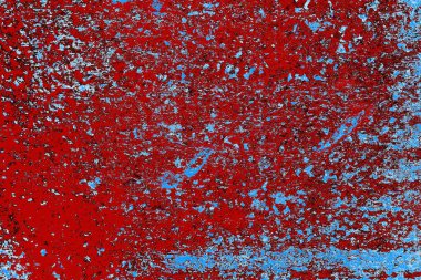 kırmızı, mavi ve siyah grunge duvar dokusu arkaplanı 