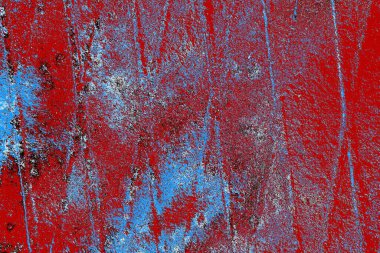 Çizik ve çatlaklarla metal doku