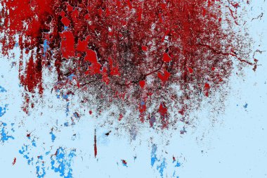 Çizik ve çatlaklarla metal doku