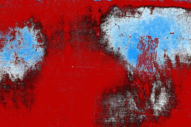 Çizik ve çatlaklarla metal doku