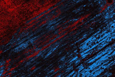 Koyu renkli ses, arka planda çatlaklar olan grunge duvar dokusu