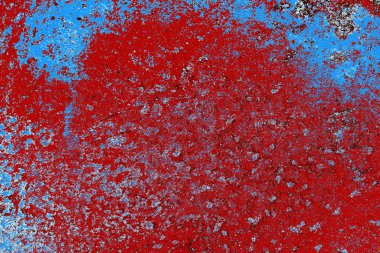 Duvar dokusu arkaplanı eski boyayla soyulmuş 