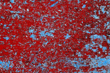 Duvar dokusu arkaplanı eski boyayla soyulmuş 