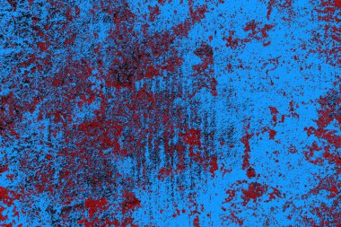 Çizik ve çatlaklarla metal doku