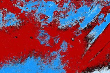 Çizik ve çatlaklarla metal doku