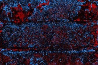 Çizik ve çatlaklarla metal doku